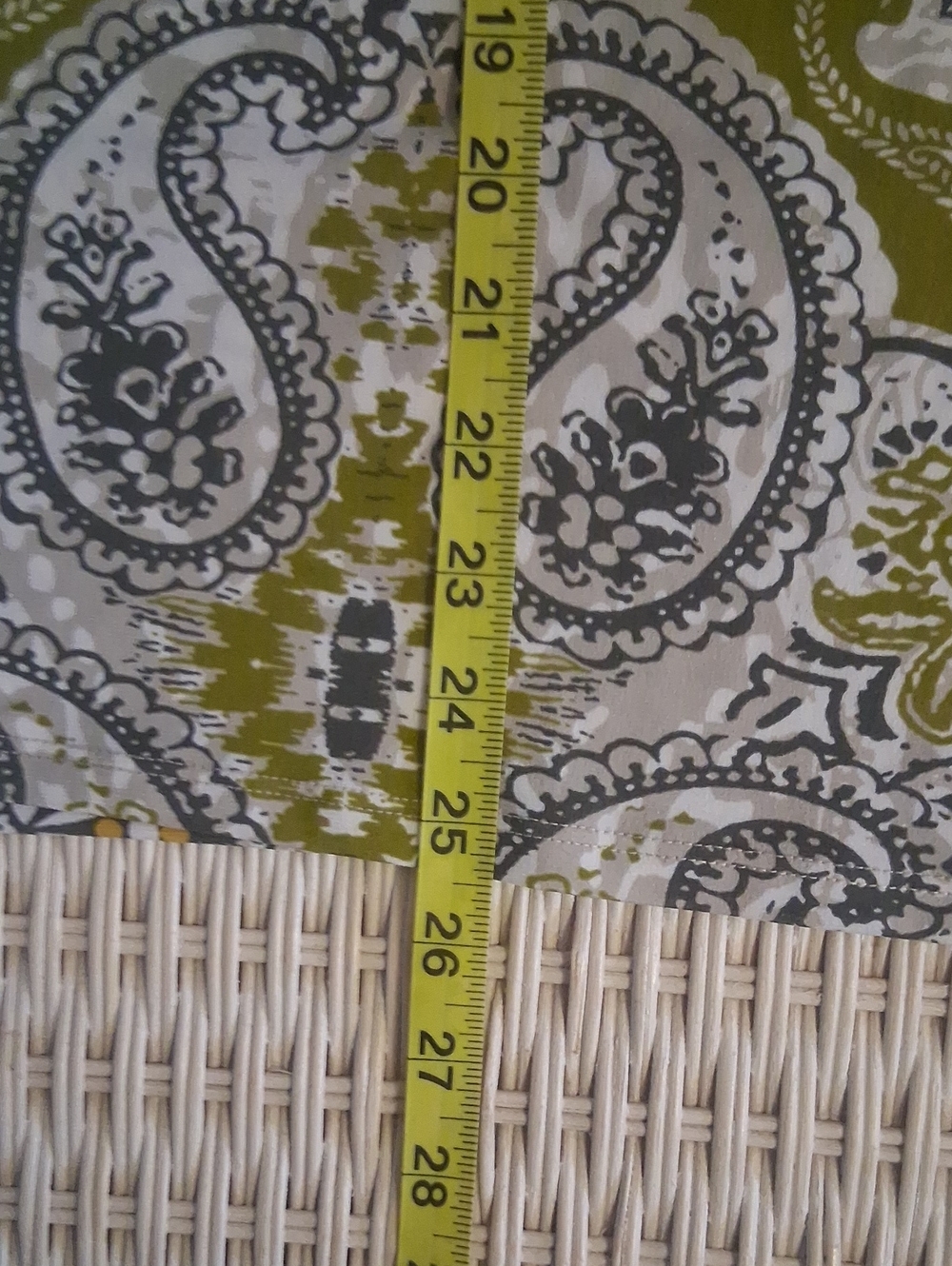 Chico's Multicolor Paisley Scoop Neck Long Sleeve Top - Picture 3 of 6
